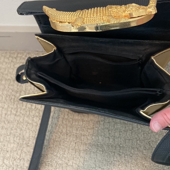 Vintage Tango Creations Shoulder Purse with gold plated Alligator clasp - Picture 2 of 3